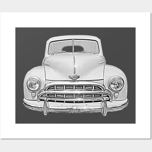 Morris Oxford MO 1950s classic car Posters and Art